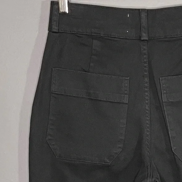 Everlane The Organic Kick Flare Pant Black Organic Cotton NWT - Picture 7 of 12